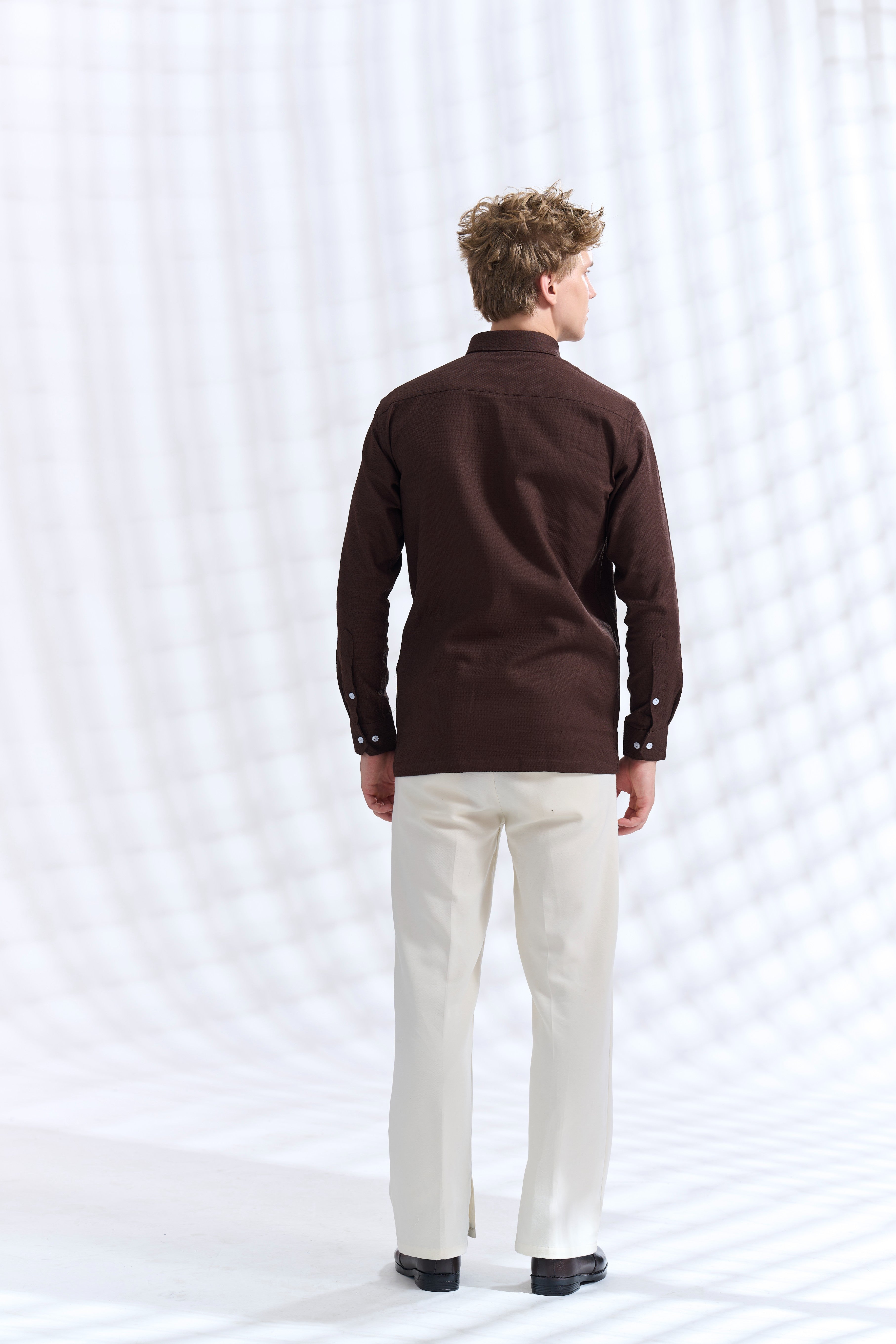 Cotton Henley Shirt