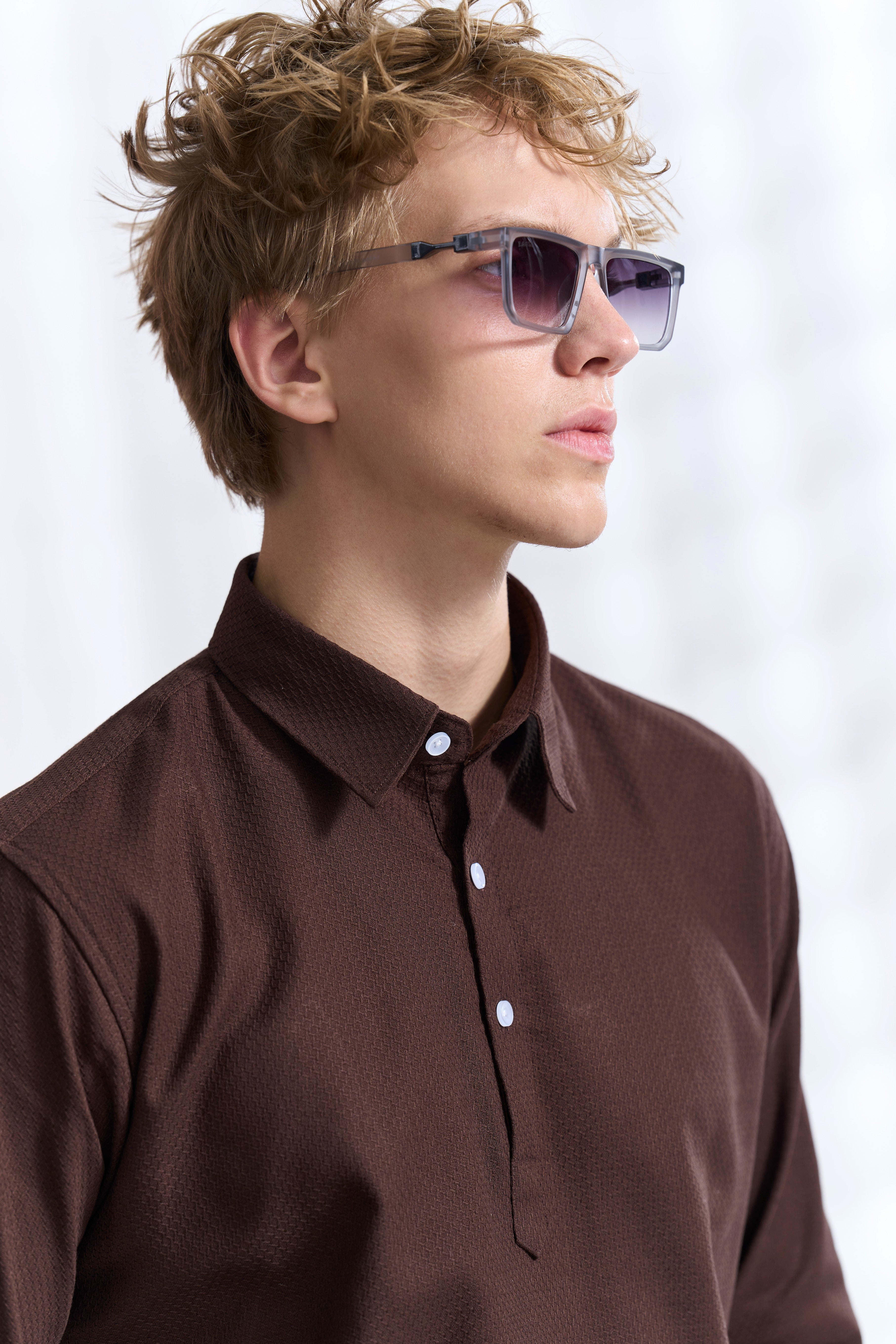 Cotton Henley Shirt