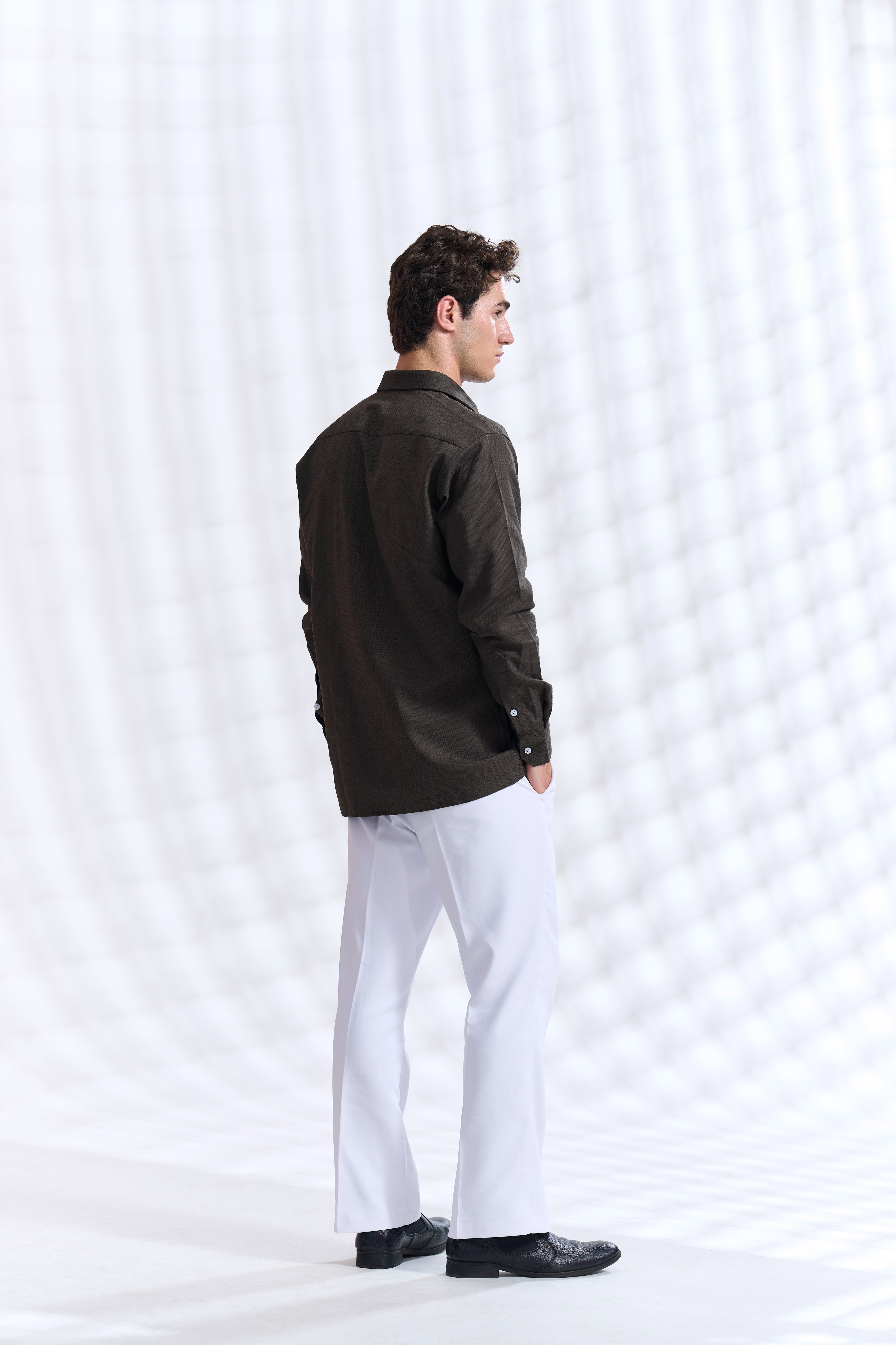 Cotton Henley Shirt