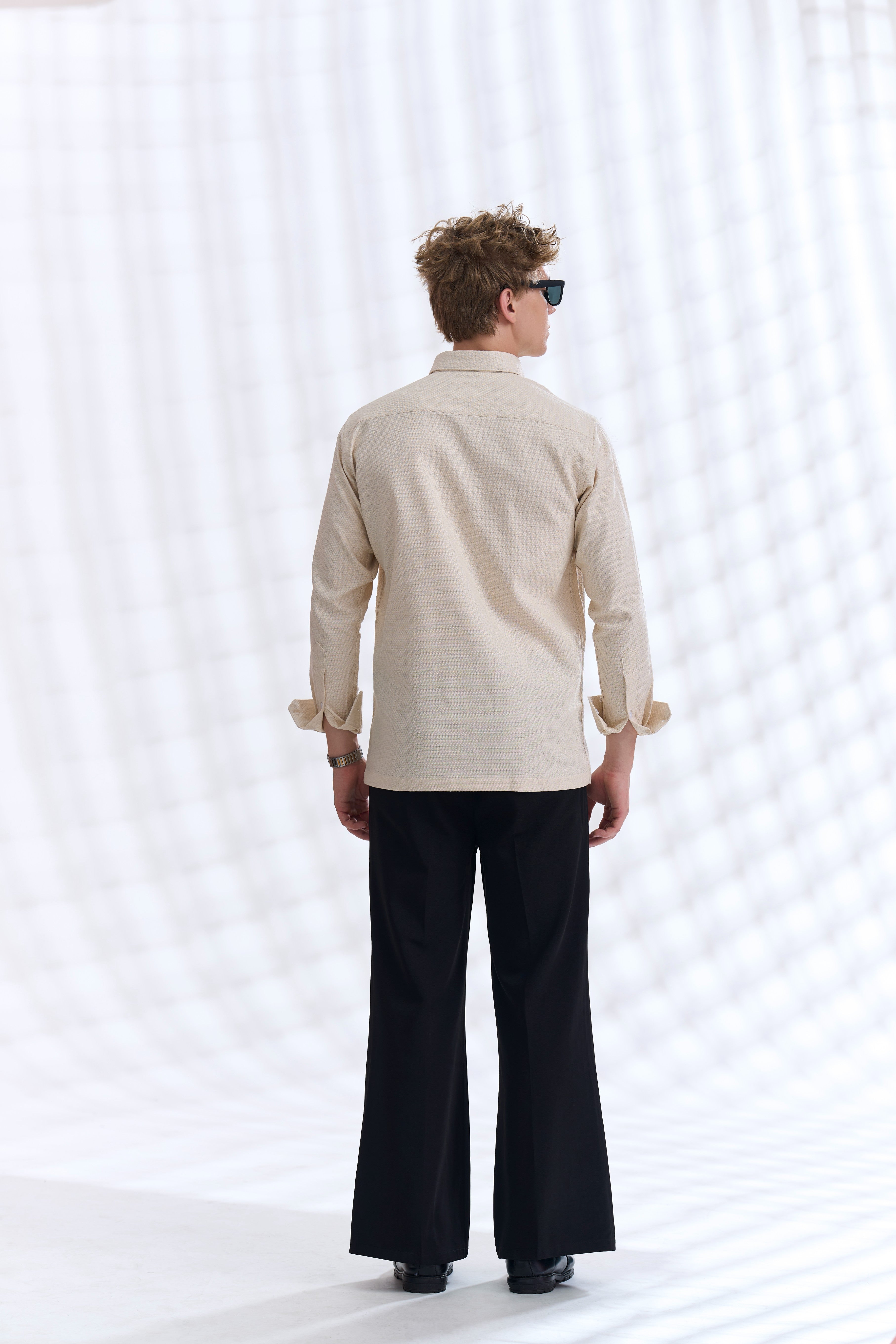 Cotton Henley Shirt