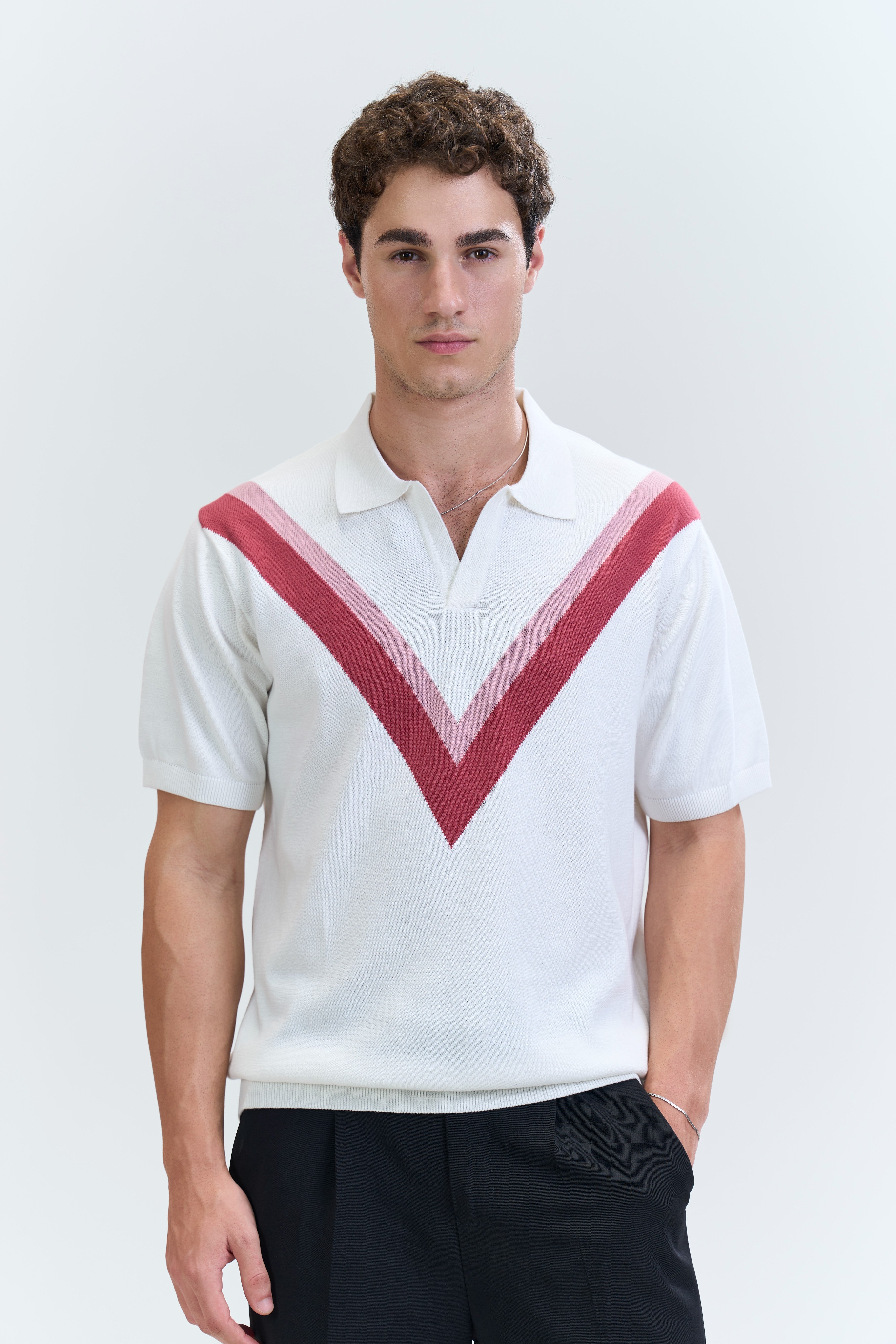 Regal Chevron Cotton Polo