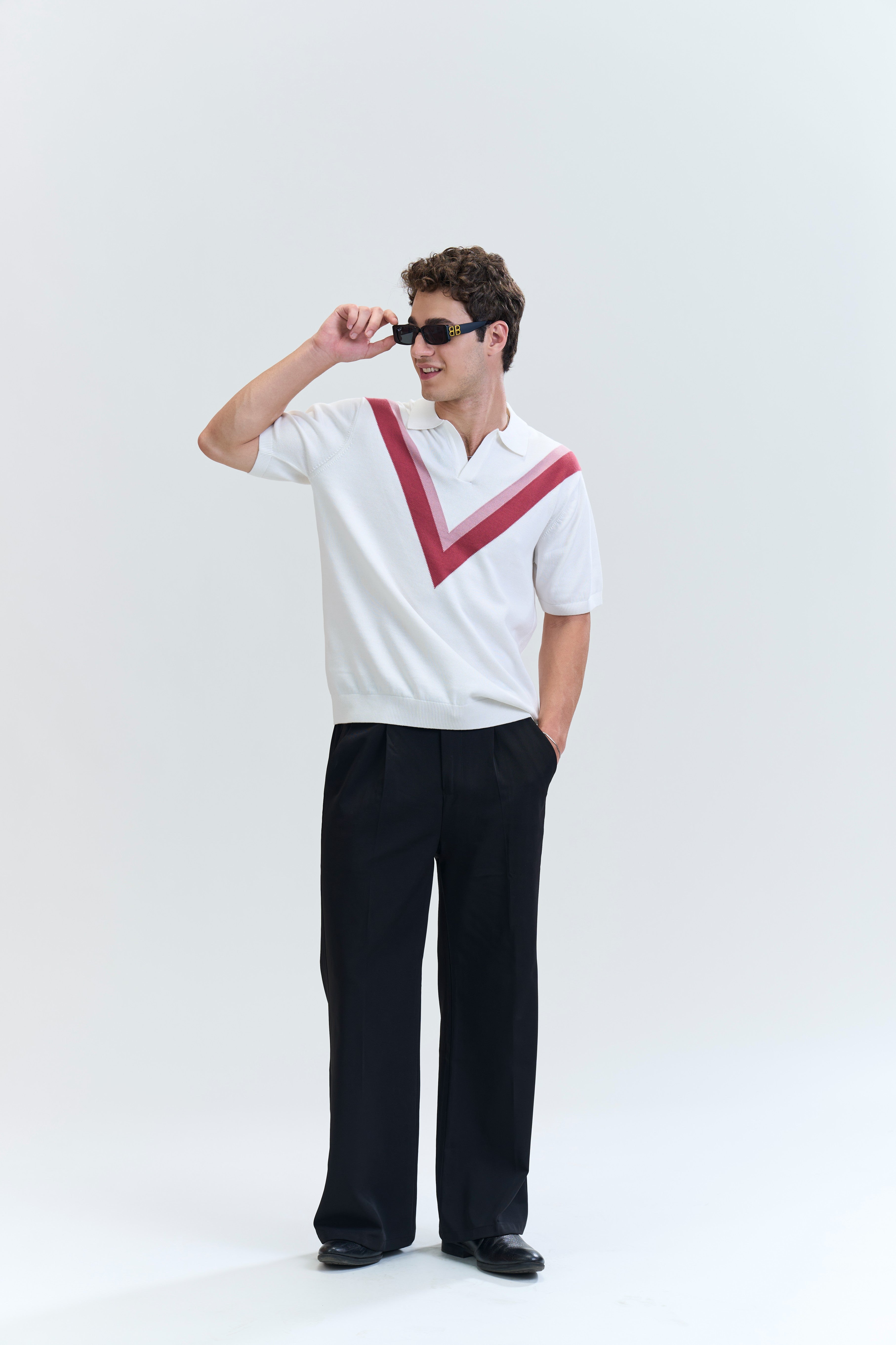 Regal Chevron Cotton Polo