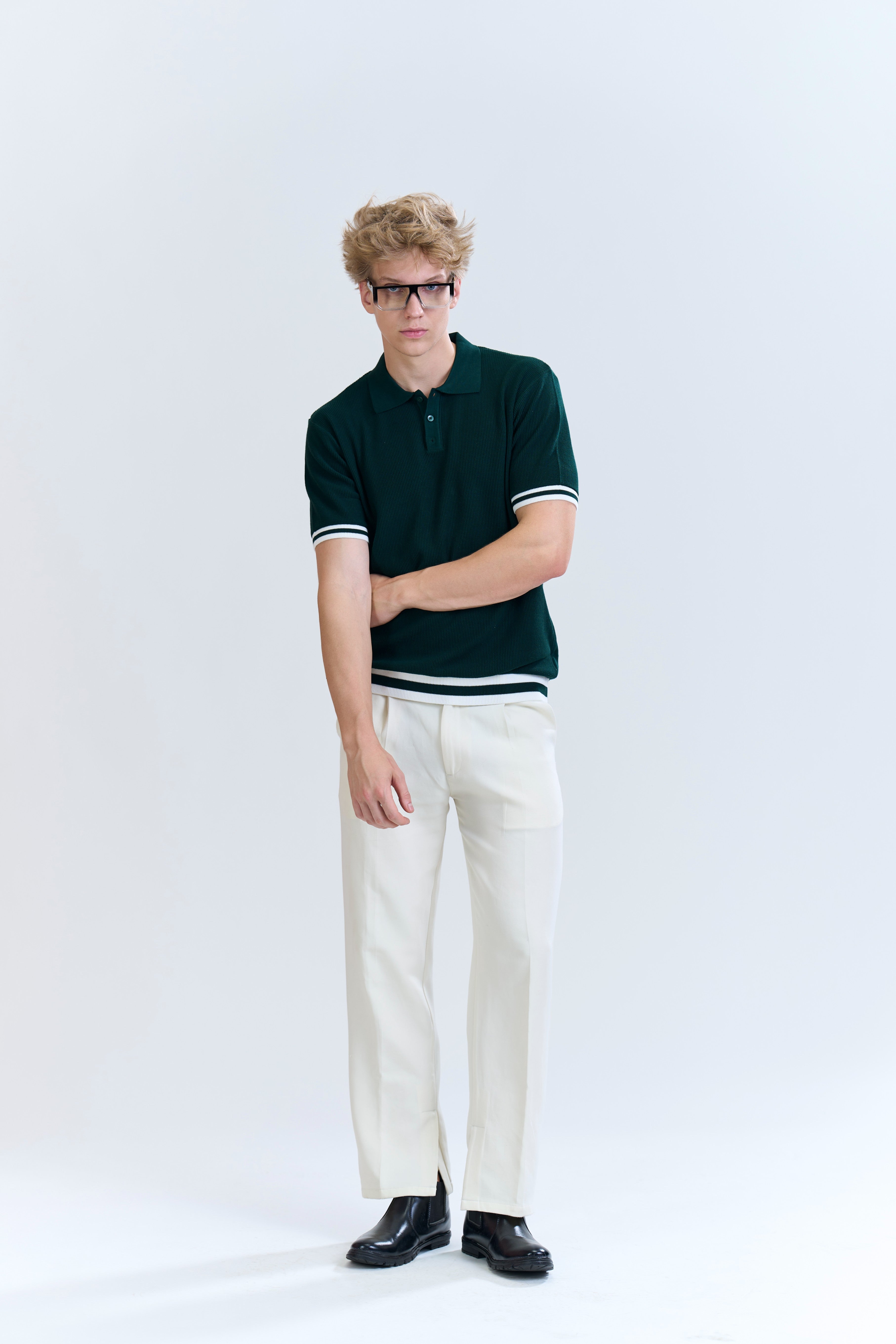 Classic Tipped Knit Polo